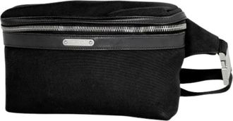 Saint Laurent Pre-owned Belt Bags, male, Black, Size: ONE SIZE Pre-owned Sling Bag