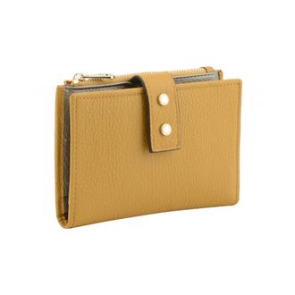 Pourchet Accessoires, Dames, Geel, ONE Size, Leer, Hebdo Medium Wallet