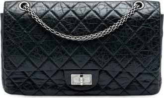 Chanel 2008-2009 Reissue 2.55 Aged Calfskin Double Flap 227 shoulder bag - Nero