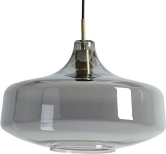 Light & Living Lampada a sospensione - Solna - bronzo - vetro - Light&living