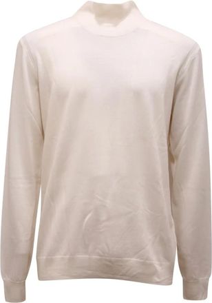 Paolo Pecora Heren, Truien, Wit, Maat: XL Wol
