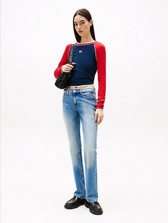 Tommy Hilfiger Maddie Whiskered Mid Rise Bootcut Jeans