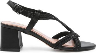 Bibi Lou Sandali con strass 60mm - Nero