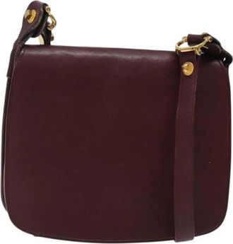Cartier Tweedehands leren schoudertassen - Dames - Vintage Schoudertas - Rood - ONE Size - Leer - Vintage