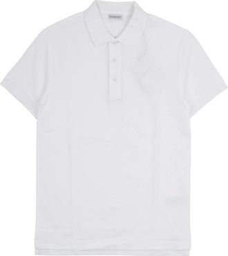 Burberry Tops, Heren, Wit, S, Polo Shirts