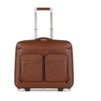 Piquadro Trolley Briefcase - unisex - Piquadro - Cabin Bags - Brown - ONE SIZE - Suitcases