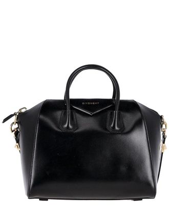 Givenchy Black Leather Medium Antigona Bag (Authentic Pre-Loved)