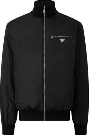Prada Wool x Re-Nylon Reversible Jacket - male - Prada - Bomber Jackets - Black - XL - Jackets