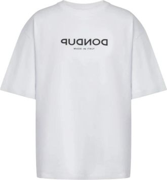 Dondup Regular T-Shirt - Dames - T-shirts - Wit - M - Tops