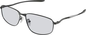 Balenciaga Sunglasses, male, Gray, Size: 61 MM Rectangular Sunglasses