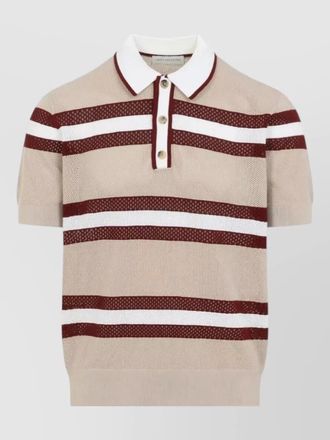 Dries Van Noten striped polo shirt