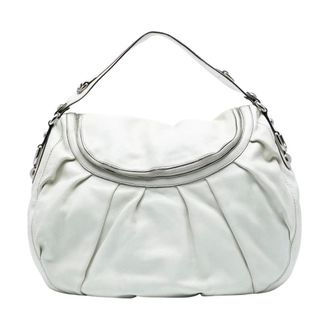 Gucci Pre-owned Shoulder Bags, female, White, Size: ONE SIZE Pre-owned Leather Hobo Bag