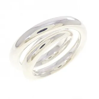 Herm&egrave;s Silver Silver 925 Band Ring (Pre-Owned)