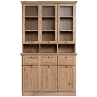 Calicosy Calicosy - Credenza con vetrina Timber 54A colore rovere anticato