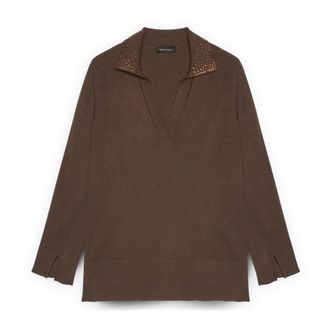 Fiorella Rubino Mujer, Jerseys, Marr&oacute;n, Talla: S