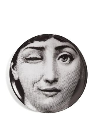 Fornasetti face-print porcelain dish (10cm) - White