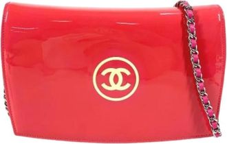 Chanel Pre-owned Cross Body Bags, female, Pink, Size: ONE SIZE Pre-owned Vintage Cross Body Bag