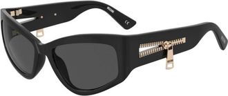 Moschino Stijlvolle zonnebril met UV-bescherming - Dames - Zonnebrillen - Zwart - 59 MM - Accessoires
