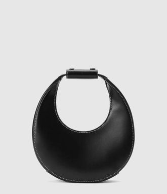 Staud Sac Mini Moon Bag Black