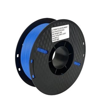 OEM Filamento Pla, 1,75 Mm De Di&aacute;metro, Compatible Con Impresoras Fdm, 3 Kg, Color Azul