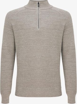 Gentiluomo Structured Turtle Zip | Beige