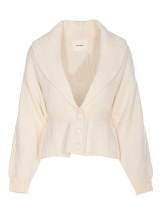 Lisa Yang Alessandra button cardigan - Neutrals