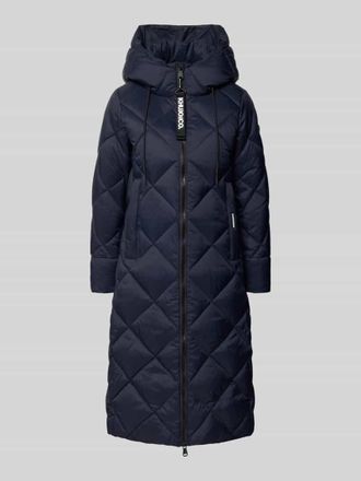 Khujo Steppmantel mit Kapuze Modell CILIA in Marine, Gr&ouml;&szlig;e XS