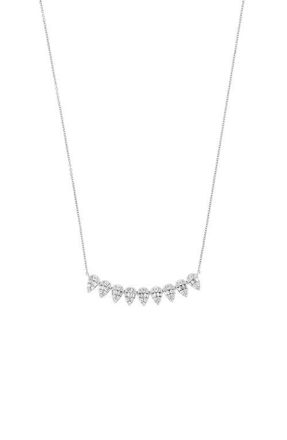 Bony Levy Gatsby Diamond Collar Necklace in White Gold/Diamond at Nordstrom, Size 18 In