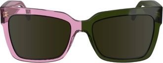 Calvin Klein Green Butterfly Ladies Sunglasses CKJ24606S 661 54