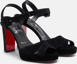 Christian Louboutin Sandalias Cora 100 de ante