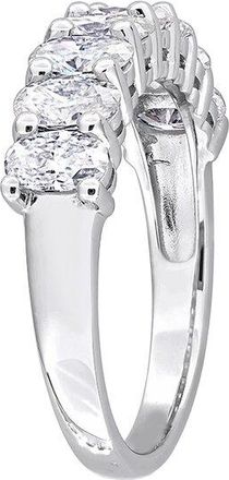 Rina Limor Silver 1.60 Ct. Tw. Created White Moissanite Anniversary Band Ring