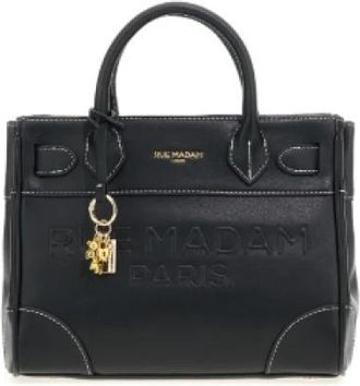 Rue Madam La Maison Mini Tote - Dames - Handtassen - Zwart - ONE Size - Katoen - Tassen