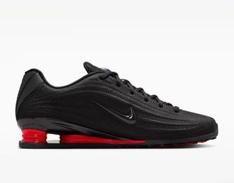 Nike Shox Z HQ7540-002 Sneakers Womens Black Red Low Top Lifestyle Shoes MEW1316