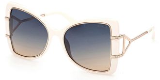 Guess GU7853 25W Womens Sunglasses White Size 58