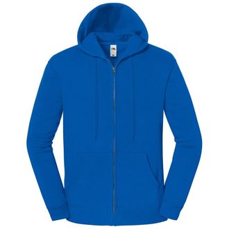 Fruit Of The Loom Fruit of the Loom Unisex Volwassen Iconische Premium Full Zip Hoodie (Koningsblauw)