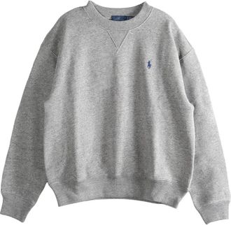 Polo Ralph Lauren Felpa con logo ricamato - Grigio