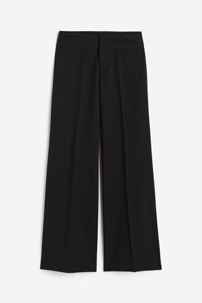 H&M Weite elegante Hose - Schwarz