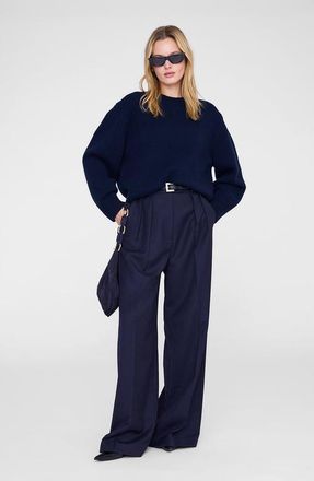Anine Bing Lou Trouser in Midnight Blue at Nordstrom, Size 0