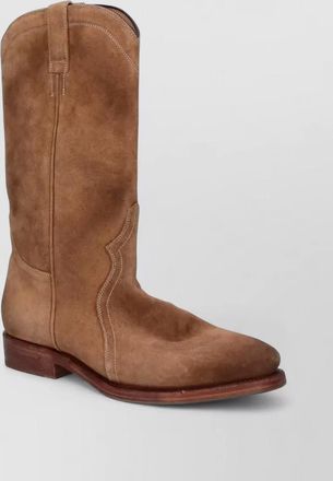 Jil Sander suede leather ankle boots