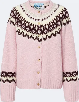 arch4 C&aacute;rdigan Loze Fair Isle de cachemir en intarsia