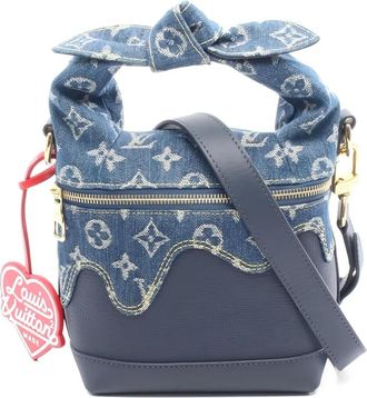 Louis Vuitton x Nigo 2021s Japanese Cruiser vierkante handtas - Blauw