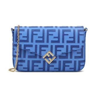 Fendi Dames, Tassen, Blauw, Maat: ONE Size