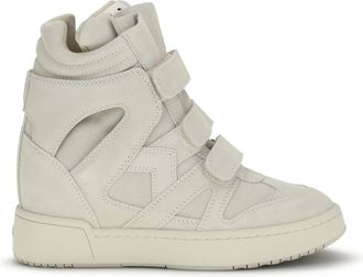 Isabel Marant Womens Wedge Sneakers Im3-Gz Ecru Trainers