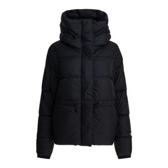 Canada Goose Chaqueta Acolchada Negra con Capucha - Jackets - Mujer - Negro - S