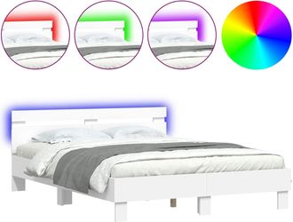 vidaXL Estructura De Cama 152 X 203 Cm Madera De Ingenier&iacute;a Vidaxl