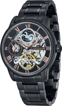 Earnshaw Longitude Black Dial Mens Watch ES-8006-55