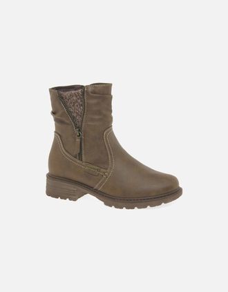 Lunar Womens Sleet Womens Ankle Boots - Brown - Size: 7