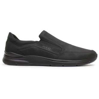 Ecco Ecco Irving 511744 Nubuck Mens Slip On Shoes - Black - Size:UK 10.5-11