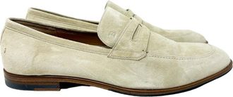 Bally Webb 6303295 Mens Fossil Calf Suede Leather Penny Loafers