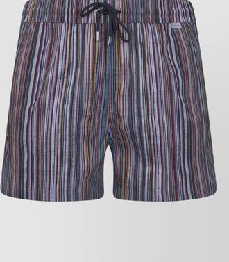 Paul Smith mens swim shorts jacquard signature stripes